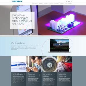 Dymax Corporation geht mit neuer Unternehmenswebseite an den Start.
Foto: Dymax