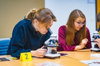 Im Workshop zur Forensik gehen die Jugendlichen selbst auf Verbrecherjagd und erfahren so viel über naturwissenschaftliche Ermittlungsmethoden und deren Weiterentwicklung durch die Digitalisierung. Im Workshop zur Forensik gehen die Jugendlichen selbst auf Verbrecherjagd und erfahren so viel über naturwissenschaftliche Ermittlungsmethoden und deren Weiterentwicklung durch die Digitalisierung.
