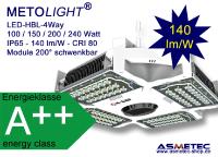 METOLIGHT LED-Hallenleuchte HBL-4Way