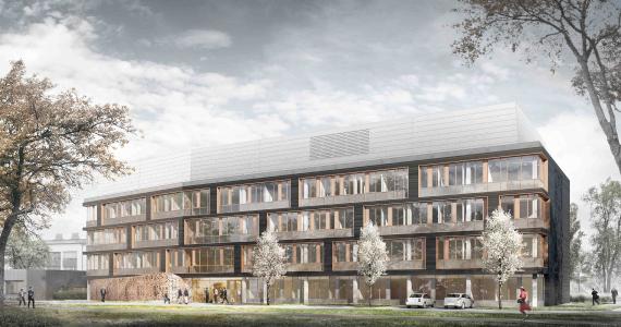 Neues Zentrum für Wirkstoff- und Funktionelle Genomforschung des HZI © doranth post architekten GmbH