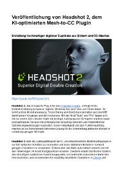 Veröffentlichung von Headshot 2, dem KI-optimierten Mesh-to-CC Plugin.pdf