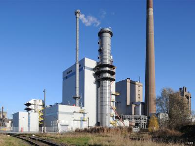 Gas- und Dampfturbinenkraftwerk in Mittelsbüren © GKB