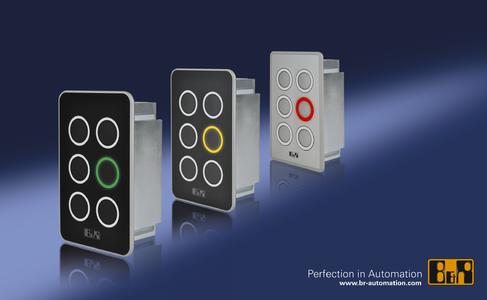 Das neue Tastenmodul: cooles Design, robust im industriellen Einsatz.
