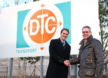 Kooperation: Ralf Greshake, Hellmann, und Wolfgang Grimm, DTC, arbeiten künftig bei Türkei-Verkehren zusammen