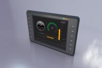 Extendable STW displays for mobile machines