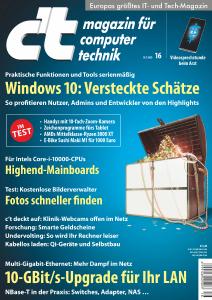 Titelblatt c't 16/20