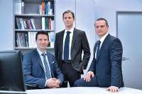 Scheugenpflug Managing Board: Christian Ostermeier, Jürgen Wilde, Sergej Erbes (from left)