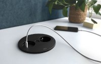 Bachmann TWIST 2 Einbausteckdose in Schwarz, Anwendungsbeispiel