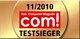 G Data InternetSecurity 2011 ist Testsieger bei com!
