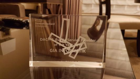 Diesen Award errang die IT-Dienstleisterin: Sieg für GIA Informatik als Service Provider of the Year 2019 DACH und Russland.