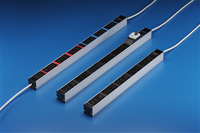 Die neuen Steckdosenleisten von Rittal bieten bis zu 2 x 9 Steckdosen für C13 Kaltgeräte-Stecker und eine doppelte 16 A Einspeisung