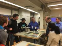 Berufsschullehrer und Faserverbundmaterialien