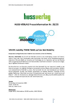 Presseinformation_25_HUSS_VERLAG_VISION mobility THINK TANK auf der IAA Mobility.pdf