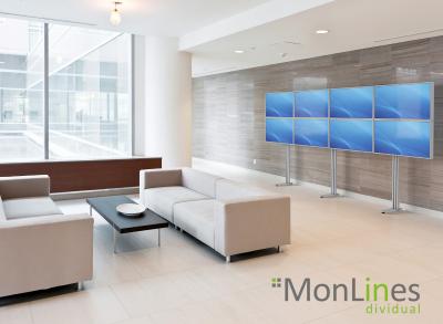 MonLines Videowall für 8 Monitore