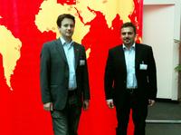 Marco Gebhardt (Gebhardt Fördertechnik GmbH) and Jacques Adem (Log Square)