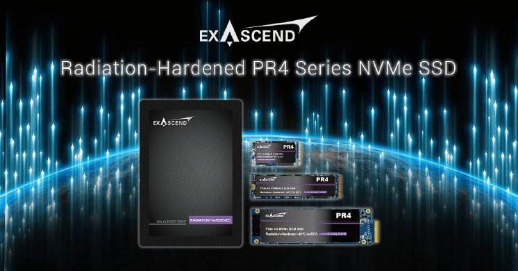 Exascend Unveils Radiation-Hardened PR4 Series NVMe SSD at Embedded World 2024.jpg