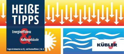 Heiße Tipps zu Hallengebäuden & Energieeffizienz | Nr. 4: Hybrid heizen – aus Abwärme Energie gewinnen