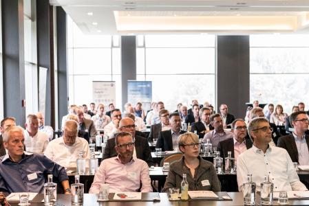 Beim zweiten Innovationstag der LogCoop GmbH am 6. Februar 2018 in Düsseldorf können die Teilnehmer geballtes Wissen über das Thema Transportlogistik sammeln. (Foto: LogCoop)