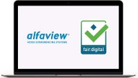 alfaview® wird mit Gütesiegel „fair.digital“ ausgezeichnet