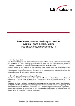 LS telcom AG - Zwischenmitteilung zum 31.12.10.pdf