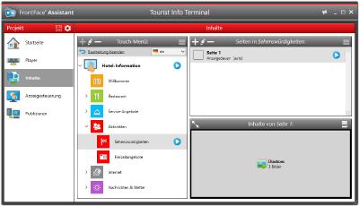 Screenshot: FrontFace Assistant