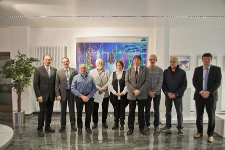 v.l.n.r. Dr. –Ing. Stefan Scheringer, Karl-Heinz Braun, Hubert-Martin Kiefer, Walter Rinkel, Verena Stiefel, Ralf Fuchs, Uwe Feißt, Friedrich Herrmann, Oliver Martini