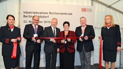 Dr. Grube: IT ist Kerngeschäft – VZM-Rechenzentrum Nr. 555. Foto: Deutsche Bahn, Hartmut Reiche
