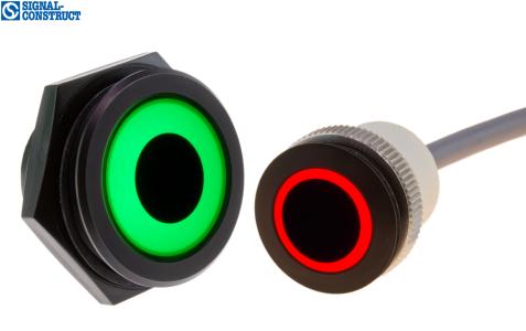 RGB-LED ring lights Ø 30 and 22 mm from Signal-Construct