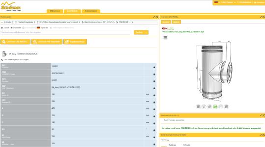 Schiedel offers powerful customer service for BIM, architecture and plant engineering with 3D CAD BIM library from CADENAS