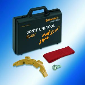 Mounting belts safely: With ContiTech’s new CONTI® UNI-TOOL ELAST, properly installing elastic V-ribbed belts is no longer a problem