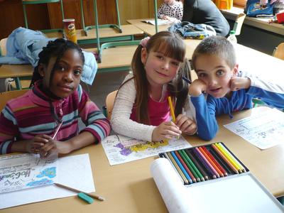 Spende für die BürgerStiftung Hamburg: Kinder des Projektes "HoG´smittkids" im Hamburger Stadtteil Horn