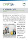 Basierend auf der Vakuumtechnik bietet der Anlagenbauer TARTLER inzwischen mehrere Systemlösungen für die Entgasung hoch- und niederviskoser Materialien. Primär für die Abfüll- oder Förderprozesse in der Kunststofftechnik entwickelt, eignen sie sich mitunter auch für andere Anwendungsbereiche, in denen die luftfreie Verarbeitung pastöser oder dünnflüssiger Fluide von zentraler Bedeutung ist. Kurz vor Jahreswechsel stellte das Unternehmen seine innovativen Entgasungsstationen einem ausgesuchten K