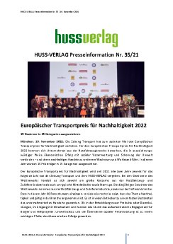 Presseinformation_35_HUSS_VERLAG_Europäischer Transportpreis für Nachhaltigkeit 2022.pdf