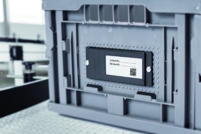 Smart Label ermöglichen eine dynamische Beschriftung von Objekten
in der internen Logistik.