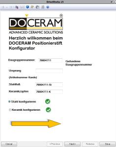 Konfigurieren statt Konstruieren: Der in Solid Works integrierte Produktkonfigurator erleichtert den Doceram-Konstrukteuren die Arbeit / Bild: Doceram GmbH