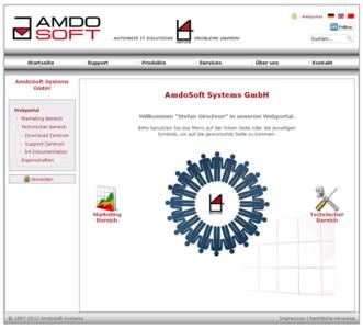 Mit dem neuen Webportal bietet AmdoSoft seinen Partner und Kunden einen echten Mehrwert