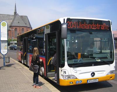 Auch die Busse der VGK Bad Kreuznach werden im Zuge der Systemeinführung mit den IVU-Bordrechnern ausgestattet