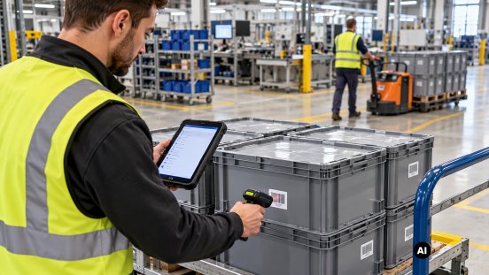 Digitale Ladungserfassung im Logistiklager