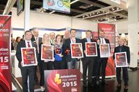 Automation app award 2015: Gewinner und Shortlistplatzierte freuen sich über die Branchenauszeichnung / (Foto: Vogel Business Media)