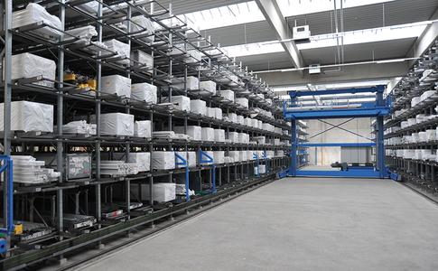 Intelligent material management in window construction: Fully-automatically controlled profile stores