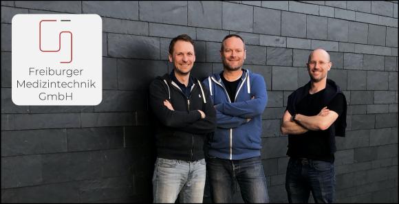 das Team: vom links nach rechts: M. Bergmann, M. Altenburger, L. Ledernez