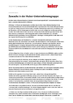 Huber PR204 - Zuwachs in der Huber-Unternehmensgruppe (DE).pdf