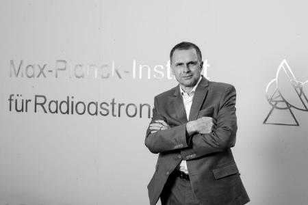 Prof. Dr. Anton Zensus, Direktor am Max-Planck-Institut für Radioastronomie und Vorsitzender des EHT-Kollaborationsrats. Foto helge-horn.com