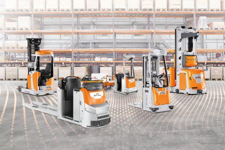 „We drive automated vehicles“ – Materialflüsse intelligent automatisieren mit der STILL iGo Produktpalette.Foto: STILL GmbH