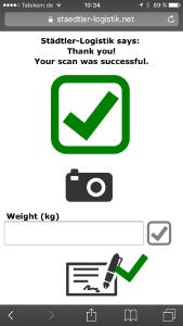 Auf der transport logistic zeigt Städtler-Logistik neue Erweiterungen seiner Software LP/2 – hier die Option SmartPOD: Per QR-Code-Scan mit einem Smartphone kann eine erfolgte Zustellung dokumentiert werden / Foto: Städtler-Logistik