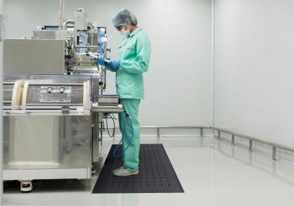 Hygimat ergonomische Arbeitsplatzmatte für das Gesundheitswesen