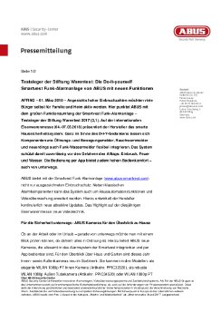 180301_Testsieger der Stiftung Warentest - Die Do-it-yourself Smartvest Funk-Alarmanlage vo.pdf