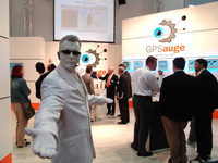 Auf insgesamt über 60qm zeigte die GPSoverIP GmbH auf der CeBIT 2007 neue Produkte und Dienste rund um die führende Ortungstechnologie GPSoverIP.