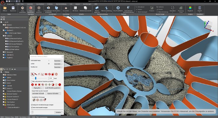 QUICKSURFACE: Scandaten im CAD nutzen - ganz ohne Frust