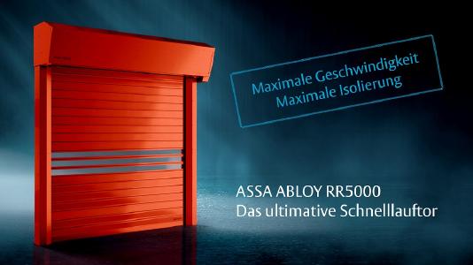 Maximale Geschwindigkeit. Maximale Isolierung. Das neue ASSA ABLOY Schnelllauftor.